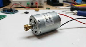 12VDC WRF-370CB Brush DC Motor-Ampflick