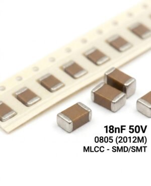 18NF 50V 0805 (2012M) Multilayer Ceramic Capacitor MLCC – SMD/SMT