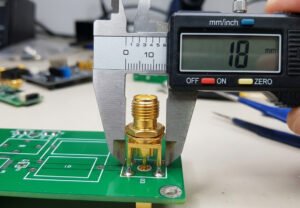 SMA Female PCB Mount Connector 18mm