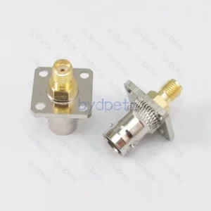 BNC Female To SMA Female  4Holes Flange BNC To SMA Female Price in Pakistan