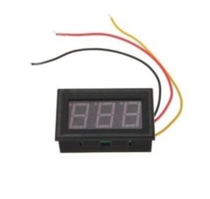 3 wire 0-100V Red LED digital voltmeter module panel meter in Pakistan