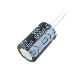 1000μF 25V Electrolytic Polarized Capacitor