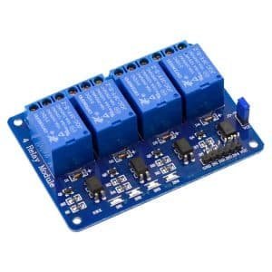 5V 4-Channel Arduino Relay Module Board