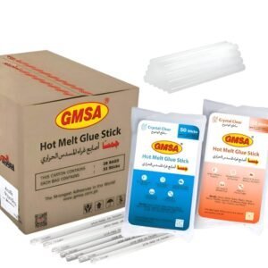 GMSA Hot Melt Glue Sticks Crystal for Crafts & Repairs 11mm 32Pcs pack