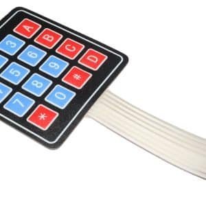 4×4 Numeric Membrane Switch Keypad Matrix Module