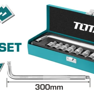 Total 10Pcs 1/2″ Socket Set THTL121101