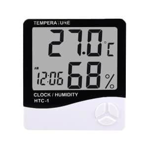 HTC-1 Digital Thermometer & Hygrometer with Clock