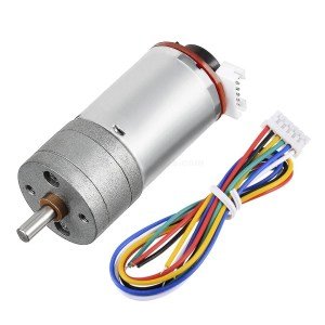 JGA25-370 Gear Motor with Encoder DC 12V 280RPM