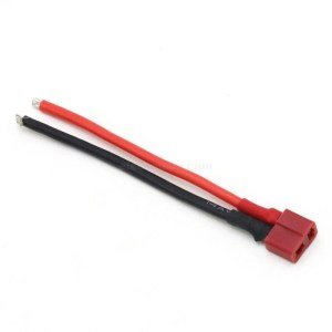Deans T-Plug Battery Extension Female Cable Adapter 10cm Awg14 Connecting Wire