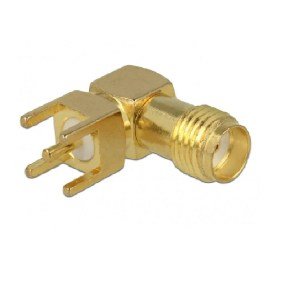 SMA Female Coax RF Straight Cable PCB Connector