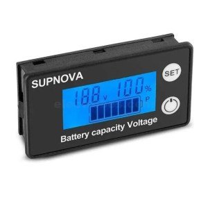 Supnova Battery Capacity Voltage Indicator Monitor for E-bike