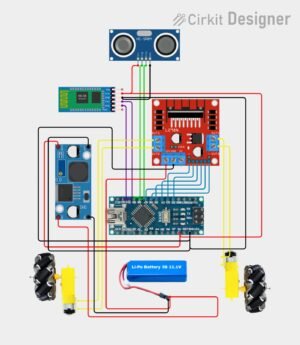 Sumo robot 3D model frame