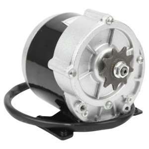 MY1016Z3 24V 350W DC 9T Gear Reduction Electric Motor For Electric Scooter Bicycle Kit