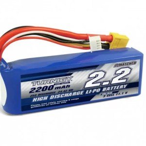 Turnigy Nano-Tech 3s 2200mAh 25-50c LiPo Pack (T-plug Connector)